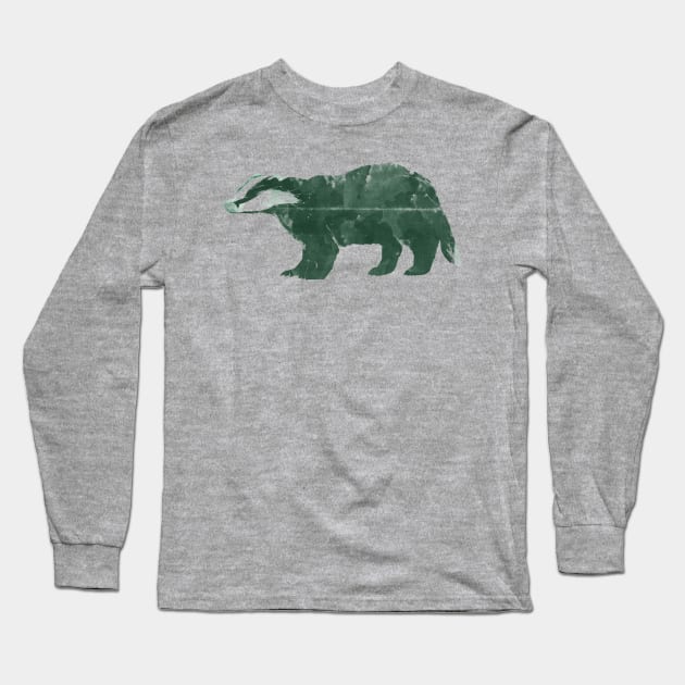 Badger Long Sleeve T-Shirt by threeblackdots